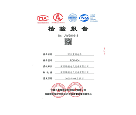 Double position relay inspection report
