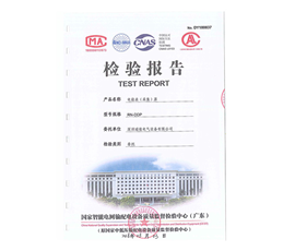 Electric energy meter (collection) screen test report